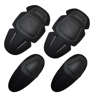Репліка airflex combat наколінників та налокітників чорних Репліка airflex combat наколінників та налокітників чорних